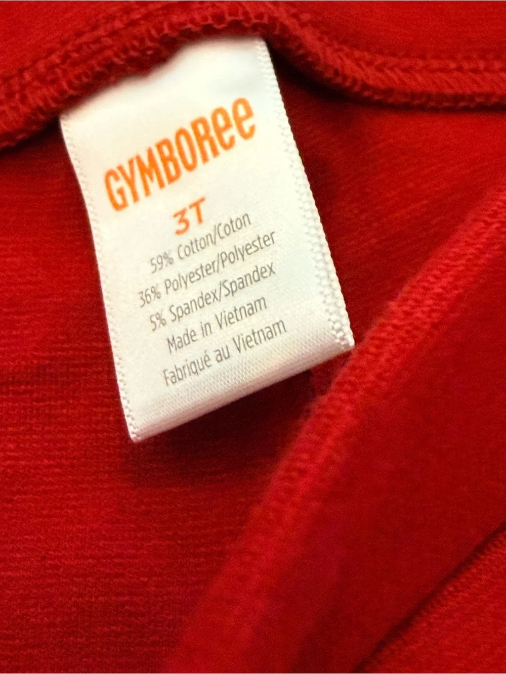 NWT - Gymboree Girls Red Flare Stretchy Pants Leggings - Size 3T